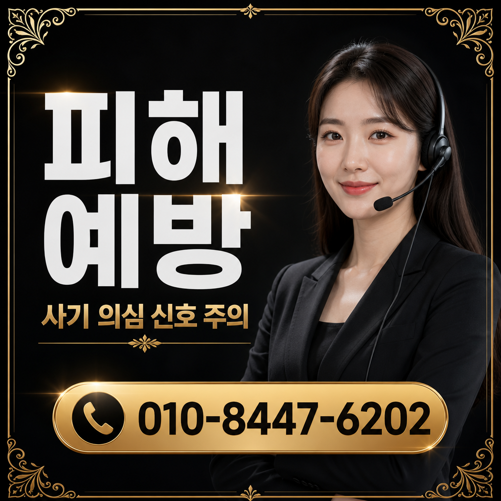 피해 예방 주의사항